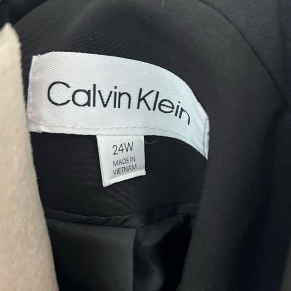 Calvin Klein  Elegant black Blazer size 24W - Picture 5 of 10